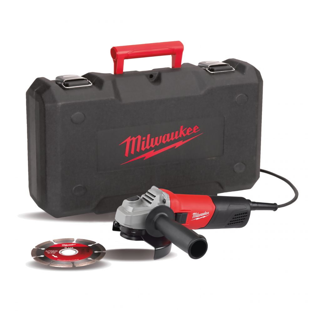 Milwaukee - Winkelschleifer (AG 800-115 E D-SET) 
